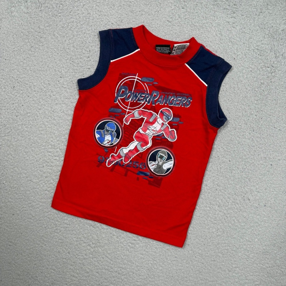 Kids Vintage Y2K Power Rangers Tank Top